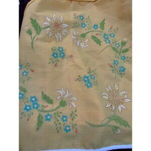 Vintage Kitchen Appliance Cover Yellow Floral White Daisy Blue Forget Me Not Flo